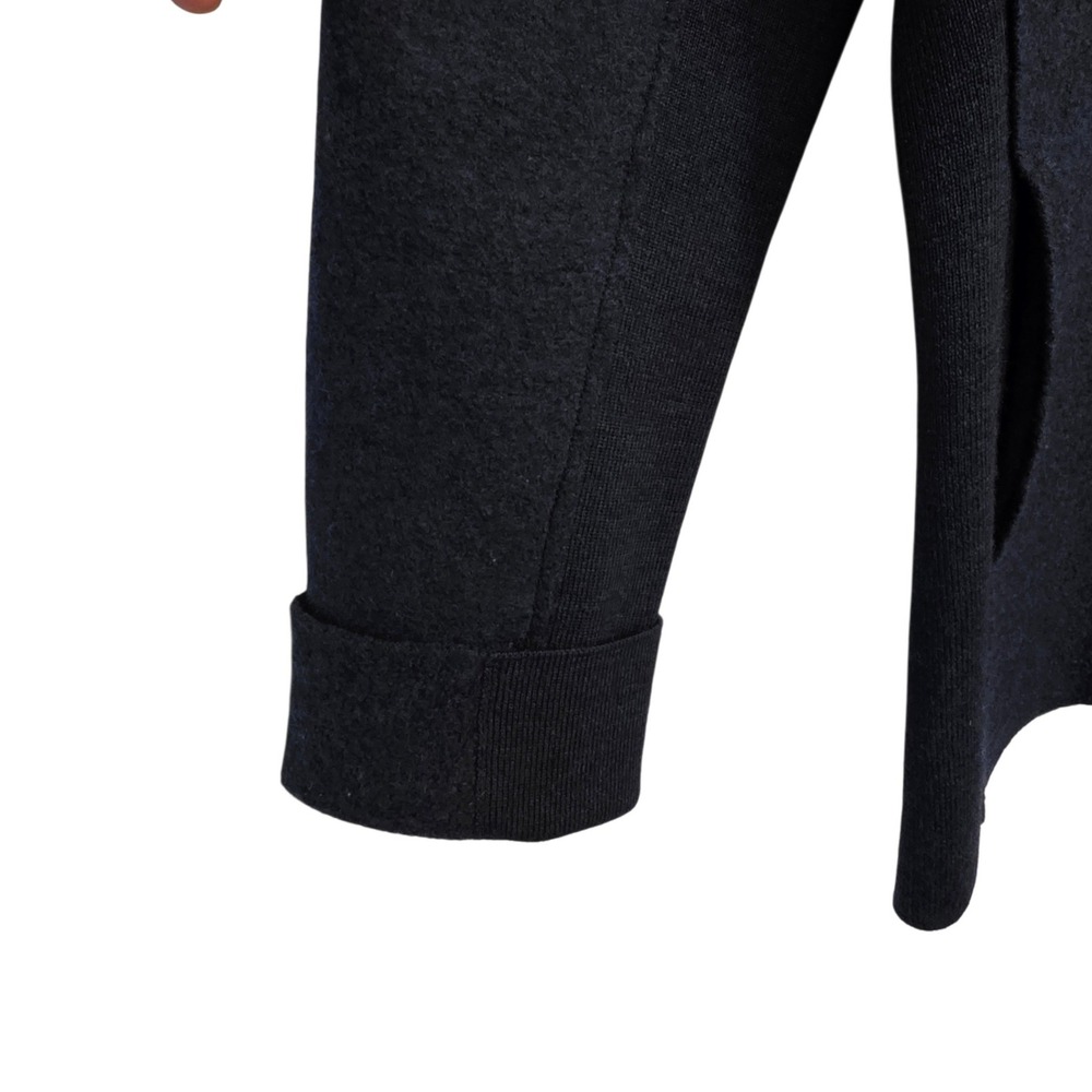 EILEEN FISHER Petite‎ Blue Knit Collarless Cardigan Sweater Jacket PM - Picture 3 of 4